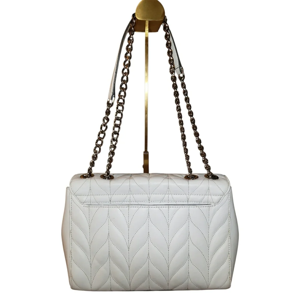 Kate Spade White Quilted Shoulder Bag / Crossbody